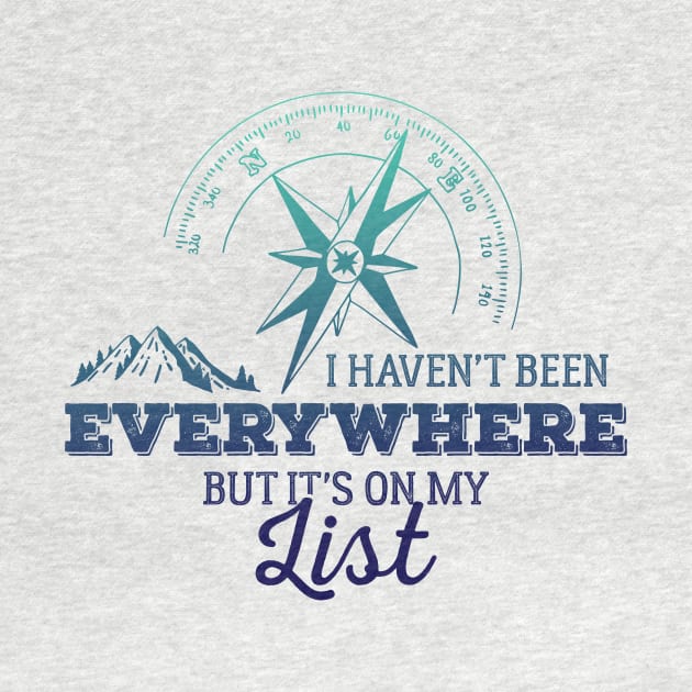 Travel adventure - wanderlust mountain shirt by OutfittersAve